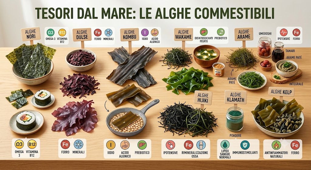Tesori dal mare: le alghe commestibili