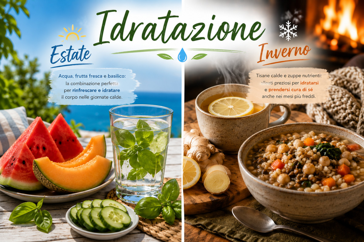 Idratazione d’estate e d’inverno